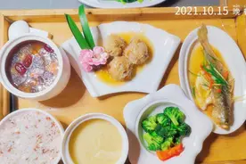 来自月子中心的伙食分享，清淡为主，营养为辅，看着还不错哦图片