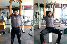 站姿肩推VS坐姿肩推，哪个效果更好？哪个更适合自己？图片