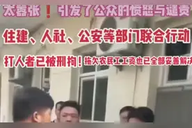 “反了你了”邢台农民工讨薪被打后续，官方回应引网友不满图片