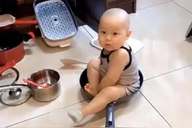 哈尔滨2岁萌娃，凭借“拆家”年收1800万，实现爸妈暴富图片