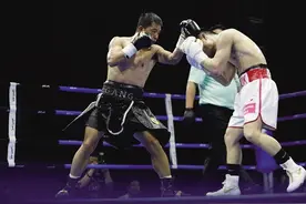 战满十回合击败韩国拳王 朱民国甘肃拳王张治刚留住金腰带图片