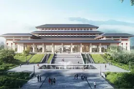 国内规模最大的调水主题博物馆项目主体建筑封顶图片