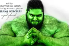 全网爆红的最壮拳击手“伊朗浩克”上场2分钟就被对手打哭图片