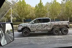 新车 | 或搭3.0T+9AT，明年亮相，长城炮全新6x6皮卡谍照曝光图片