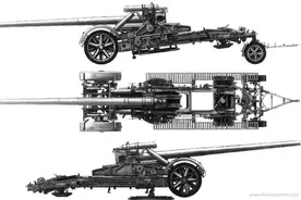昂贵的德国精品加农炮—德国K18型170毫米加农炮图片
