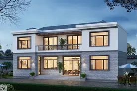 15×6米小进深别墅，东西无窗、卧室均朝南设计图片