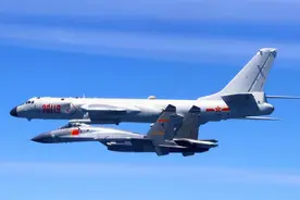 解放军轰—6罕见突入台湾南部，和统与武统之间只有一个硬切换图片