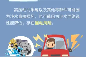 ​新能源车涉水怎么办？这种情况下千万别启动！图片