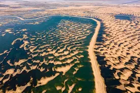 黄河水引入沙漠后，内蒙古出现“罕见反应”，引黄入沙工程有多牛图片