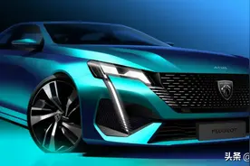 全新标致408来了！颠覆外观，配獠牙大灯，10万级定价图片