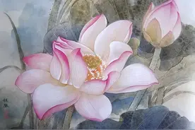 一组最美国画荷花：出淤泥而不染，濯清涟而不妖！图片