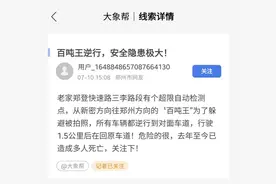 “百吨王”大货车结队逆行逃避处罚 “不超载不赚钱”现状待破局图片