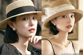 突然火起来的“杏帽”，洋气、衬肤又显脸小，尤其适合黑黄皮女生图片