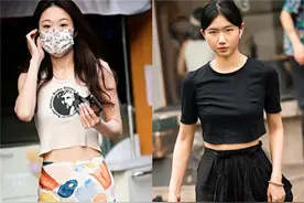 被杭州街拍惊艳到了！“露腰不露腿”搭配时髦又有女人味，真心美图片