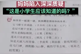 “请在古诗中找车名”，家长吐槽孩子暑假作业，是趣味还是误导？图片