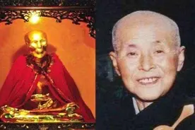 九华山唯一比丘尼肉身菩萨，穿法衣结婚，29岁出家，在战场险丧命图片