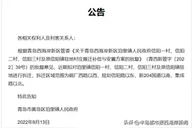 最新！黄岛这几个村将启动拆迁图片