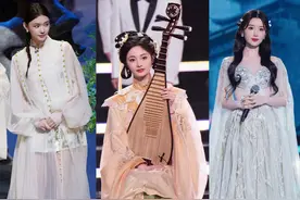 小年这一夜，女明星国风红毯来了！萨顶顶蝴蝶飞飞，白鹿开窍了图片