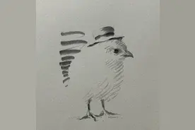 简单几笔画动物，好轻松的感觉！线稿分享给你图片