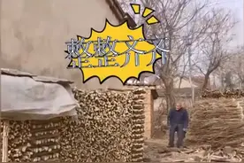 湖北一老人提前一个月捡柴火盼儿孙过年，网友：过年要回家的原因图片