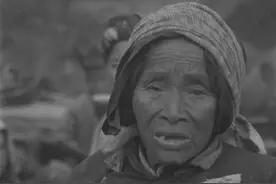 老照片：1943年河南灾民百态图片