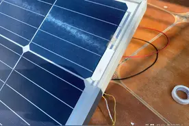 古有刮骨疗伤，今有刮胶修复！之太阳能板有电压没电流修复图片