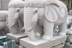 石雕大象眼睛都有哪些雕刻手法？图片