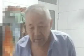 菏泽市寻人：七旬老人走失，戴灰色格纹礼帽，穿蓝色上衣图片