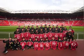 助力中国足球未来，香港赛马会支持U15国少选拔队赴英训练图片