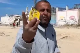 空投物资致加沙18人死亡，加沙居民表示：没有食物，没有水图片