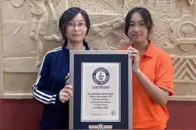 一分钟29个！天津14岁女孩打破这项吉尼斯世界纪录图片