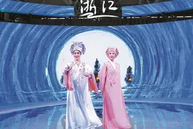 陈丽君李云霄文博会上倾情演绎《梁祝》，“君霄”组合越品“越”有味图片