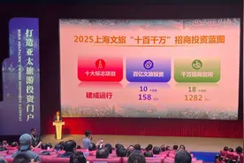 第四届上海旅游投资促进大会今举行，发布“十百千万”文旅招商投资蓝图图片