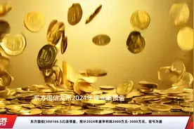 东方国信(300166.SZ)发预盈，预计2024年度净利润2000万元–3000万元，扭亏为盈视频封面