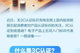 3C认证是哪3“C”？电子产品上一堆标识代表啥？一图读懂图片