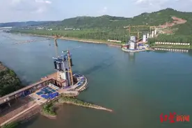 这座特大桥预计明年10月合龙，全线通车后成都1个多小时跑拢达州图片