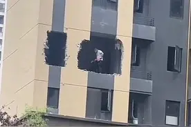 遵义一业主外墙“开洞” 当地综合行政执法局：非承重墙，要求恢复原状图片