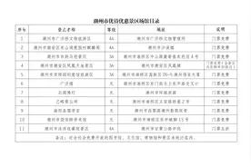 持优待证者可免费游览潮州多个景区，附名单→图片
