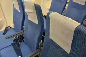 南航超薄座椅逼近廉价航空，被网友称为“刀片椅”“老虎凳”图片