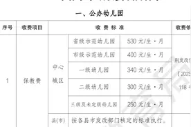 荆州市公办中小学幼儿园2025年春季学期收费项目及标准出炉图片