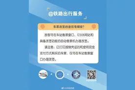 车票改签的途径有哪些？图片