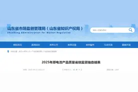 山东省市场监督管理局公布2025年原电池产品质量省级监督抽查结果图片