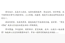 景区+露营　乐享自然生态美图片