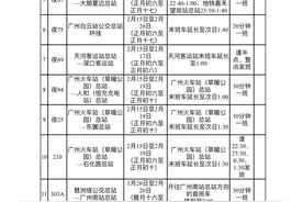 春运期间，广州开行24条临时加班公交线路图片