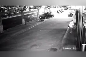 餐厅老板免费为拾荒老人打包饭菜，老人深夜在店门口摆放麦穗致谢图片