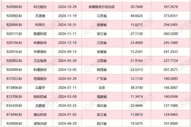 北交所2024年全年23只新股上市首日平均涨超217%图片