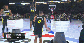 NBA全明星技巧挑战赛，哈利伯顿领衔步行者夺冠图片