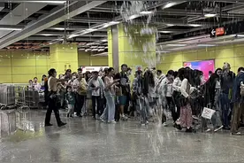 三号线沥滘站漏雨了？广州地铁：冷冻水管漏水，事发后15分钟内已解决图片