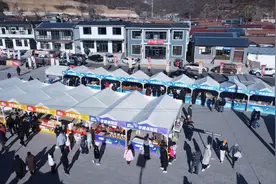 在京西灵山脚下，赶一场热闹的冬日大集图片