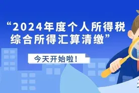 2024年度个人所得税综合所得汇算清缴今天开始，操作指南看这里！图片